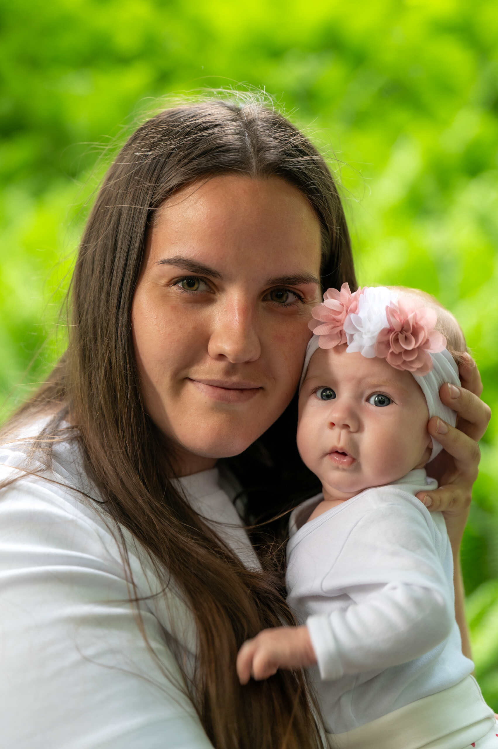 Portret matka z córką sesja rodzinna Portret rodzinny